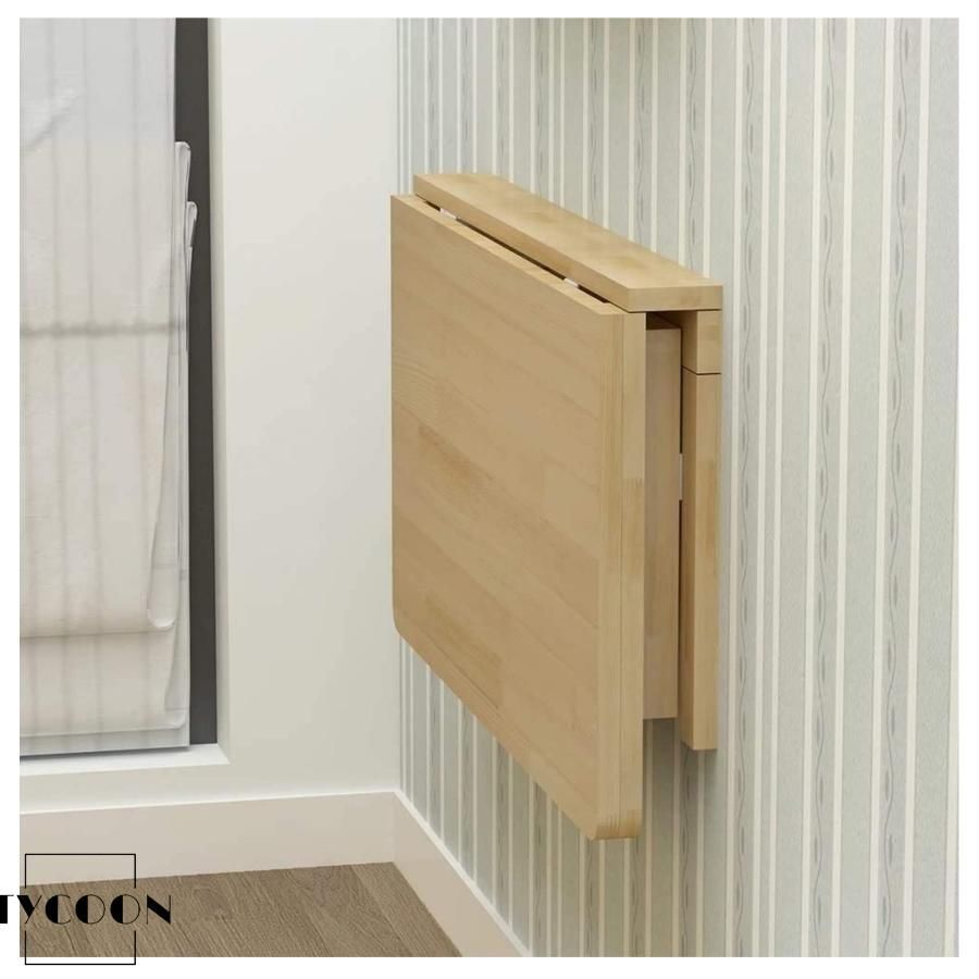 取り付けが容 壁掛け式折りたたみテーブル キッチンとバスルームの木製ダイニングテーブル ワークベンチと子供用テーブルバルコニー 90