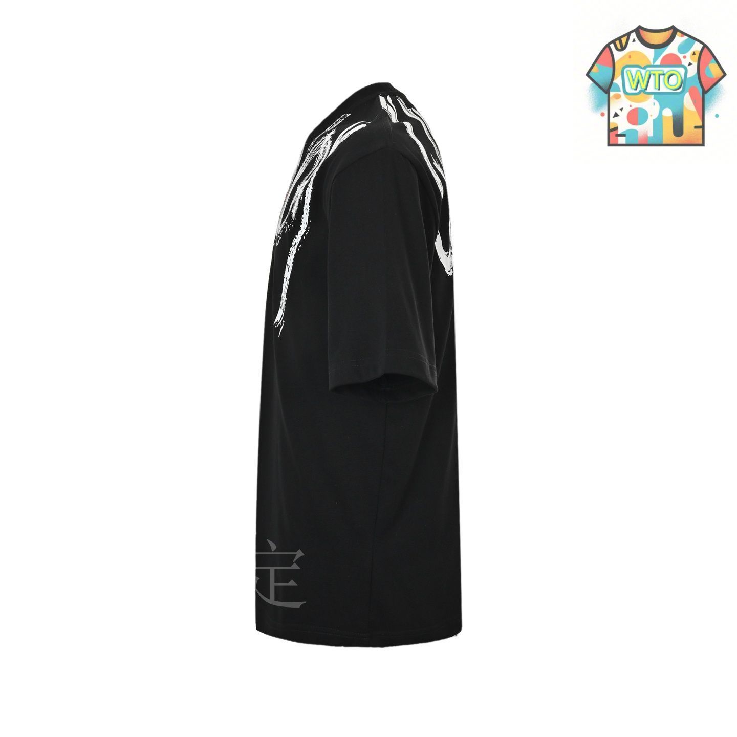 今日WTO】GIVENCHY ドローン文字刺繍ロゴ T シャツ-QQ79-QF93