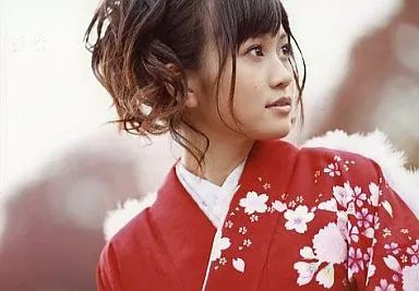 中古】生写真(AKB48・SKE48) 前田敦子/赤・桜着物.桜の栞/AX2010会場