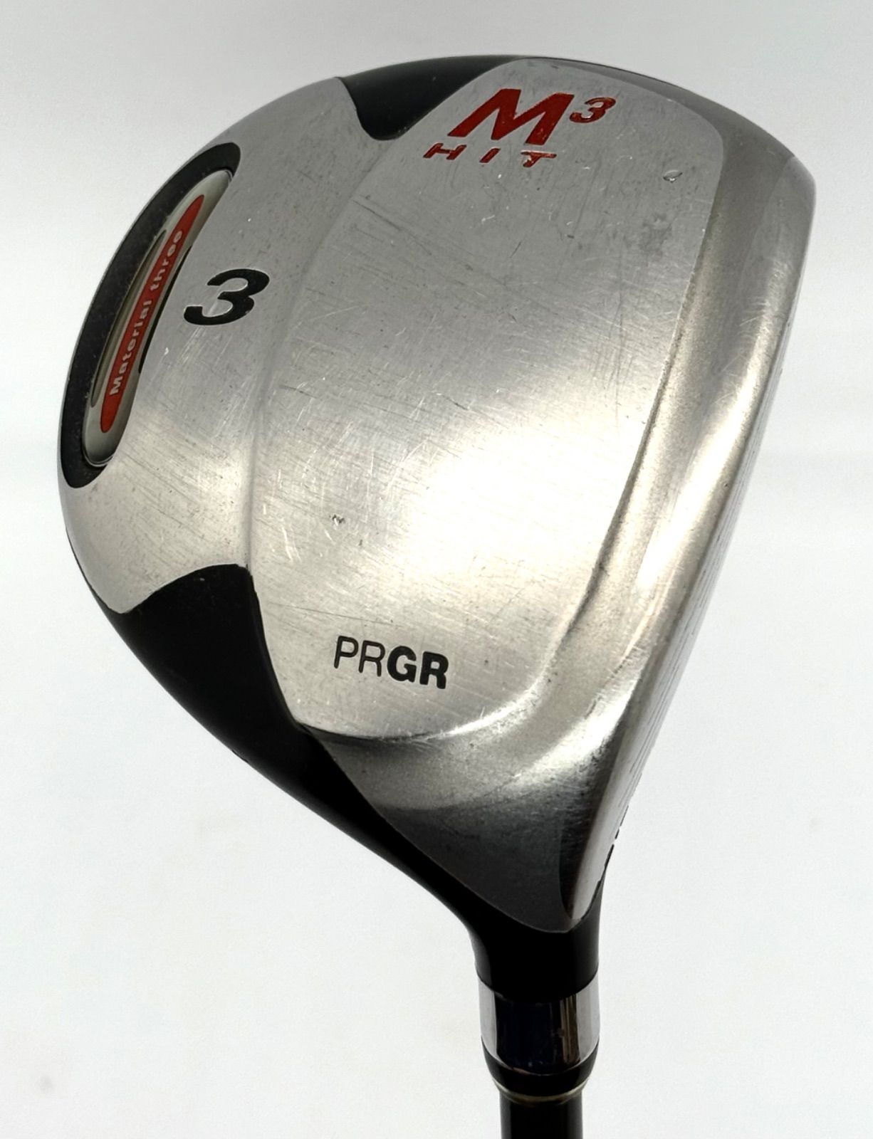 プロギア PRGR スプーン 3番ウッド M3 HIT 15度 42.5インチ R 中古品 (08025)