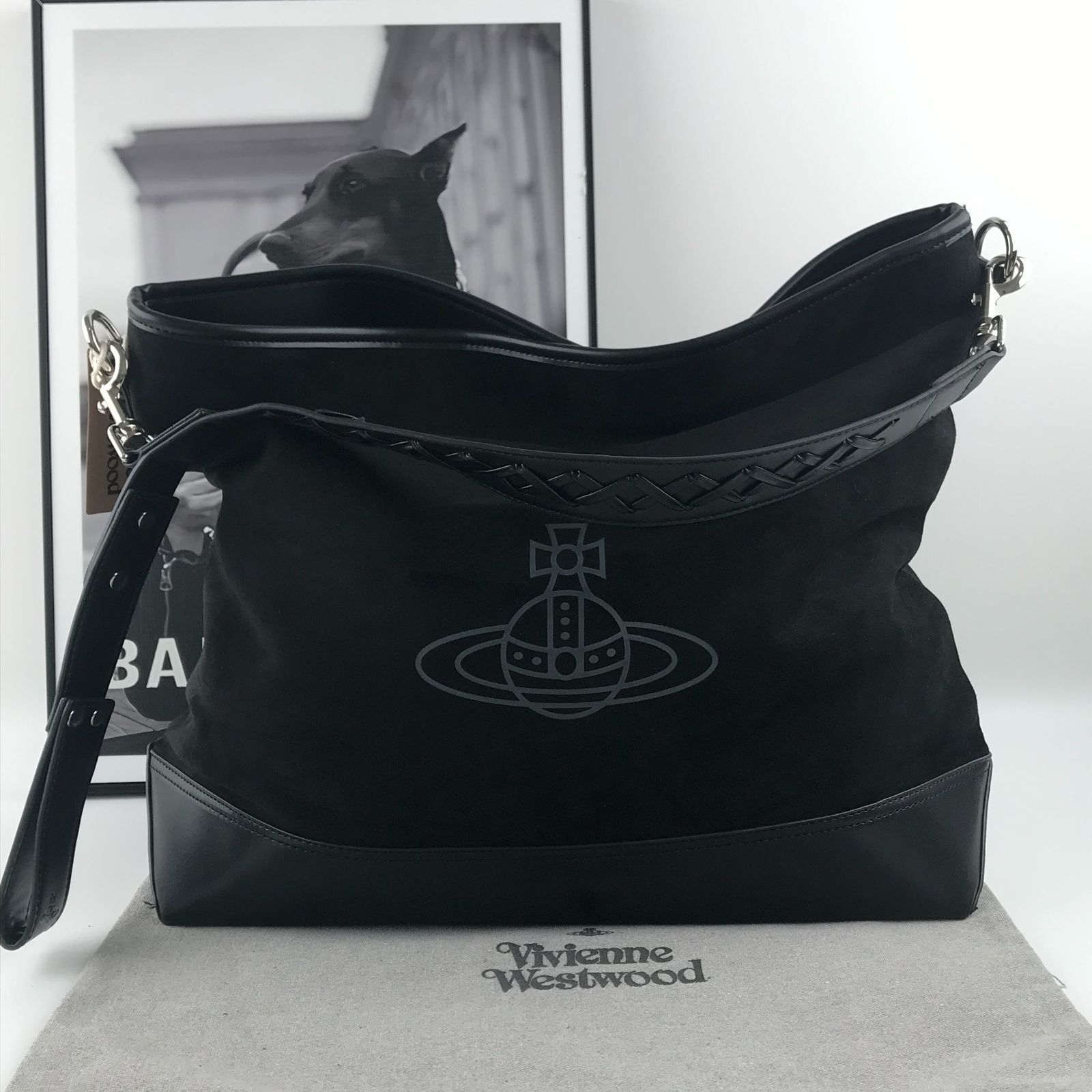 VIVIENNE WESTWOOD NANCY TOTE ショルダーバッグ 黒 - メルカリ