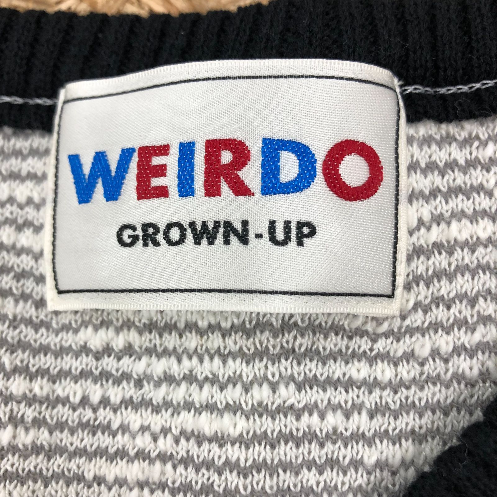 WRD19AW16 WEIRDO KNIT VEST 
