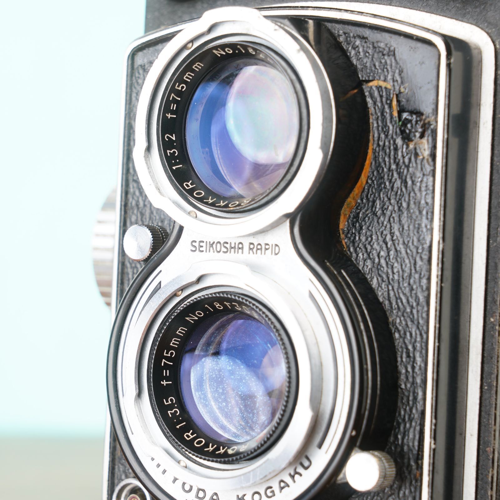 完動品美品minoltaflex iii 完動品◎Minoltaflex 3型ミノルタ 二眼レフ フィルムカメラ #114