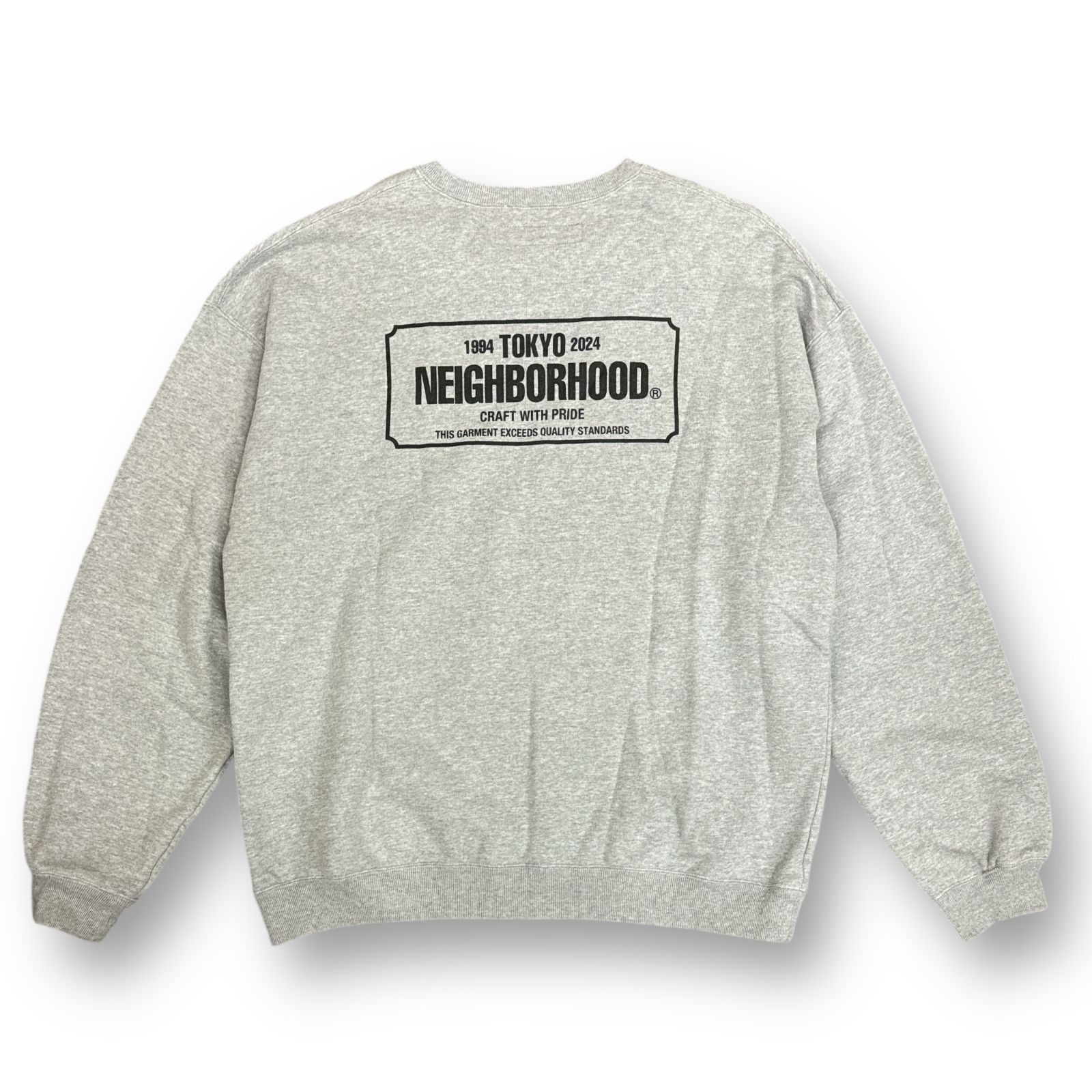 XL NEIGHBORHOOD.ネイバーフッドグレー スウェット トレーナー