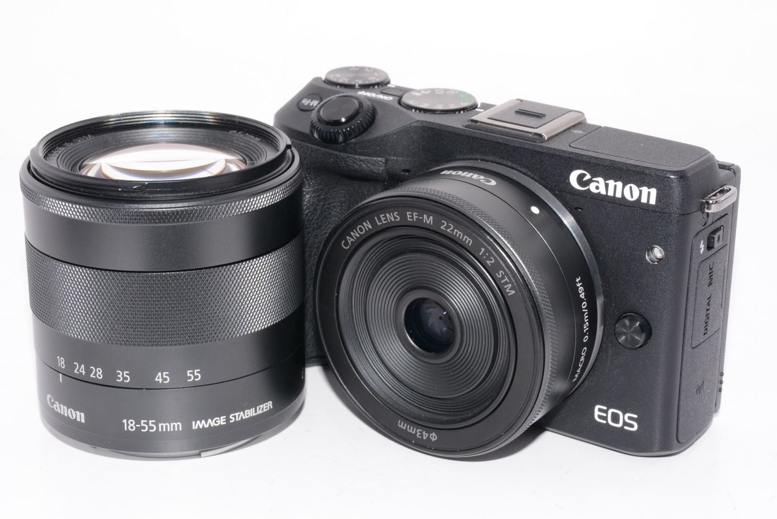 外観特上級 Canon ミラーレス一眼カメラ EOS M3 ダブルレンズキット