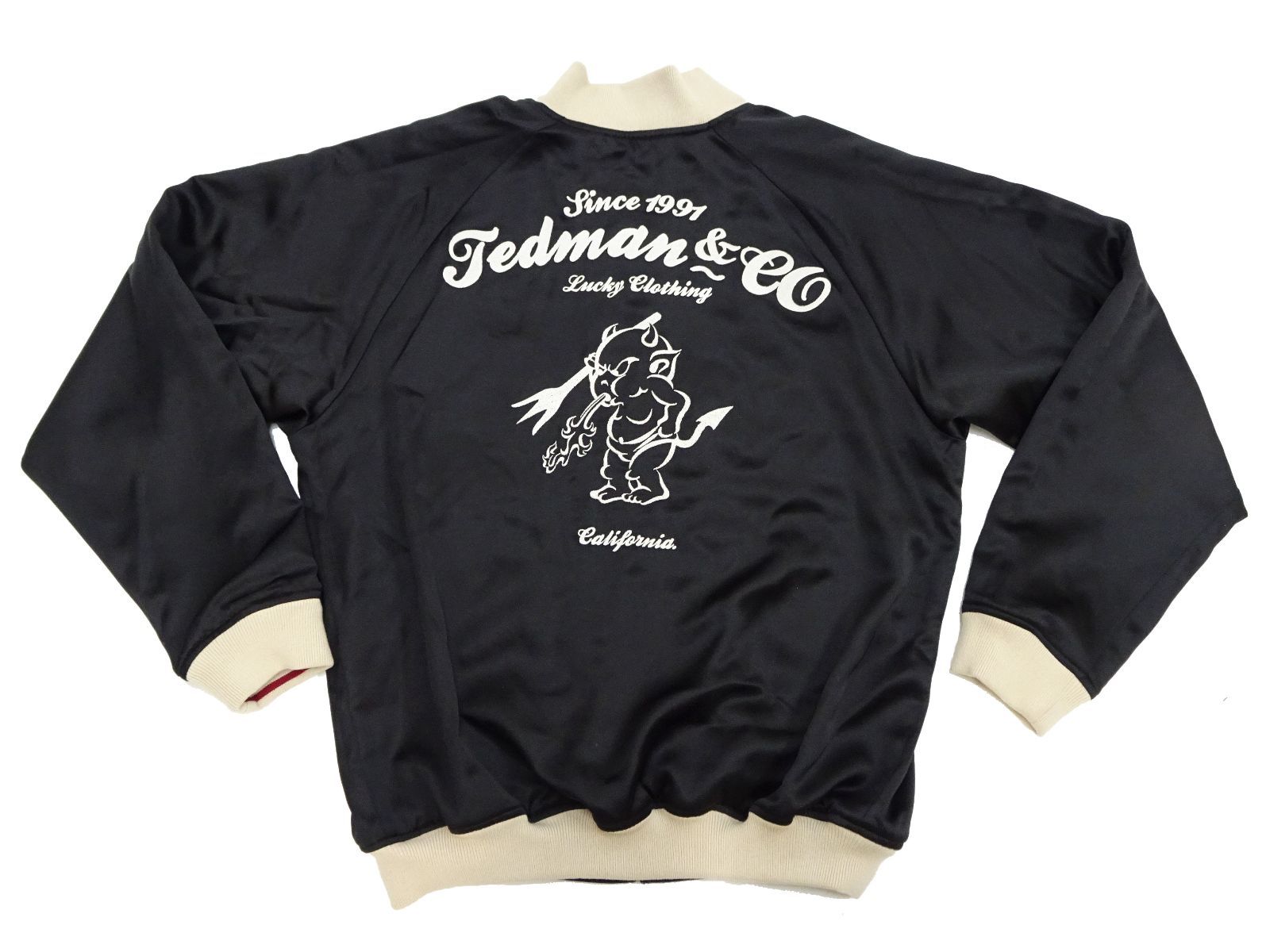 テッドマン スカジャン TEDMAN 龍 富士山 赤鬼 リバーシブル