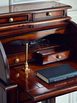 秋のお買得セール中! 開梱 設置サービス付 マホガニー家具 デスク ビューロー バロック木鎧戸ビューロー ダベンポートデスク アンティーク ライティングビューロー デスク 机 勉強机 書斎 輸入家具 クラシック ヨーロピアン