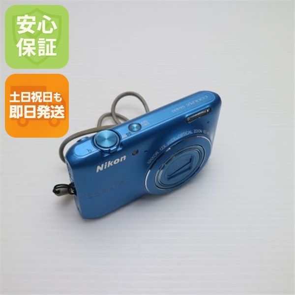 超美品 COOLPIX S6400 ターコイズブルー 即日発送 デジカメ
