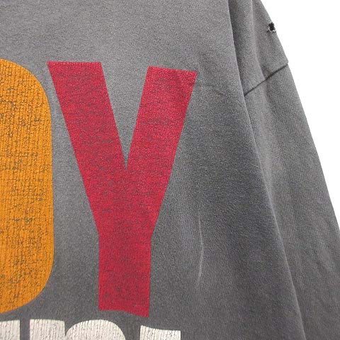 【サイズL】セントマイケル　22AW JOY SAINTカットソー セントマイケル SAINTMICHAEL 長袖 Tシャツ ヴィンテージ加工 LS