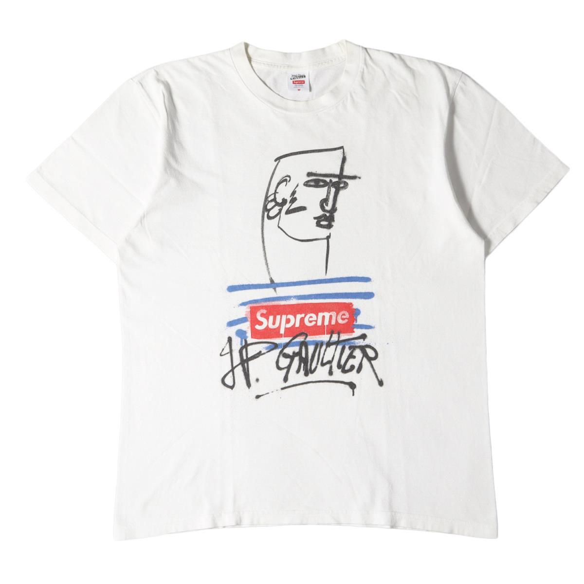 Supreme ゴルチェTシャツ 白(S)