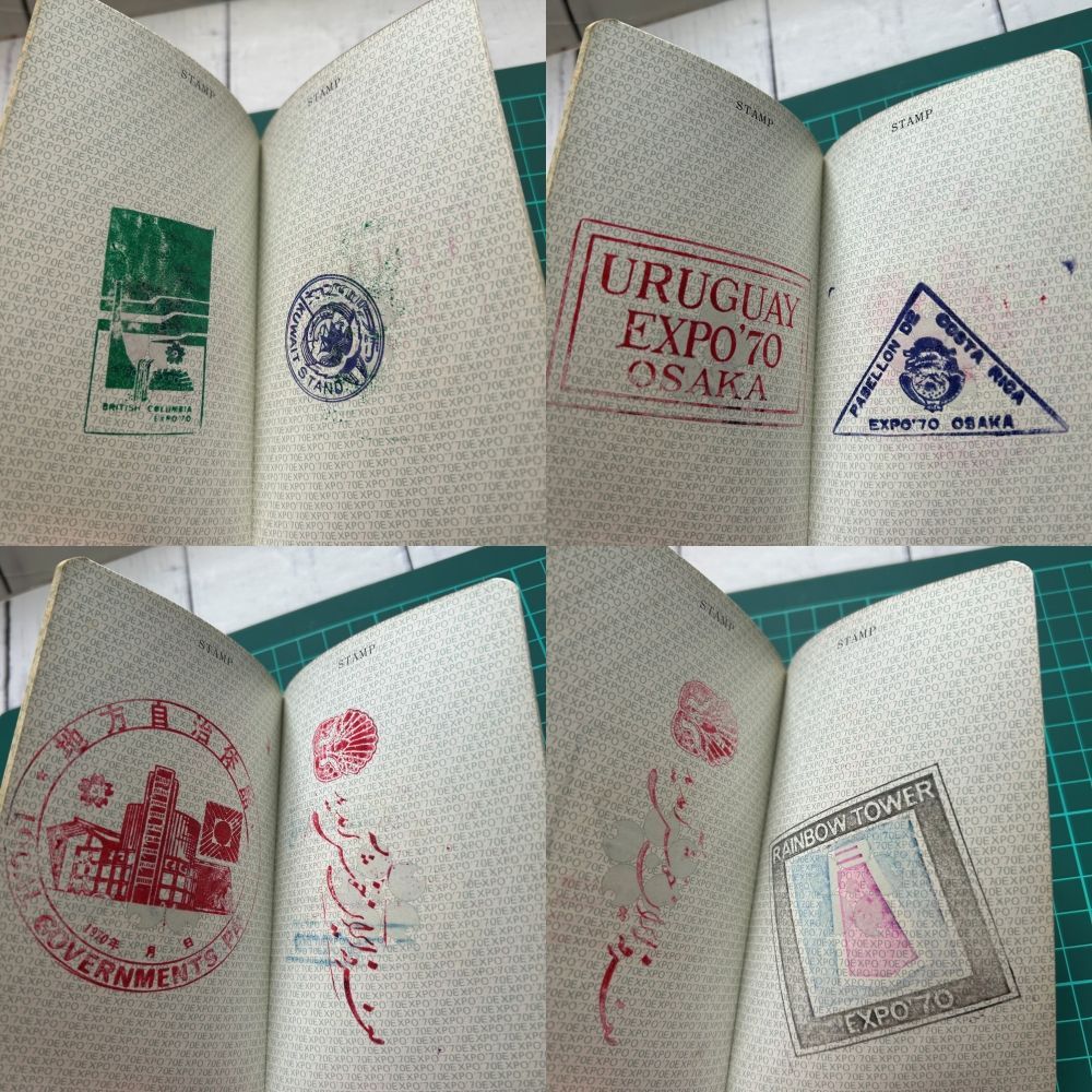 スタンプ付き】日本万国博覧会 スタンプノート EXPO'70 大阪万博 昭和