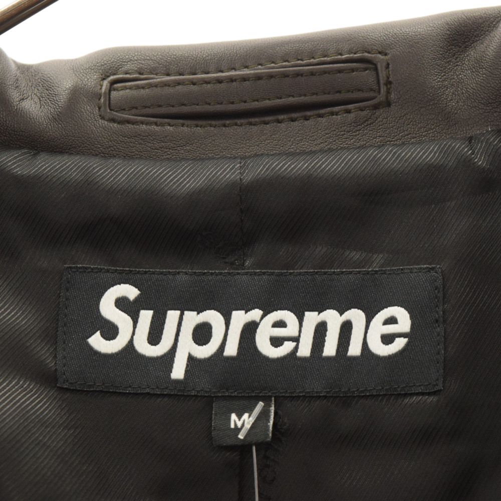 SUPREME (シュプリーム) 22AW Leather Blazer レザーブレーザー