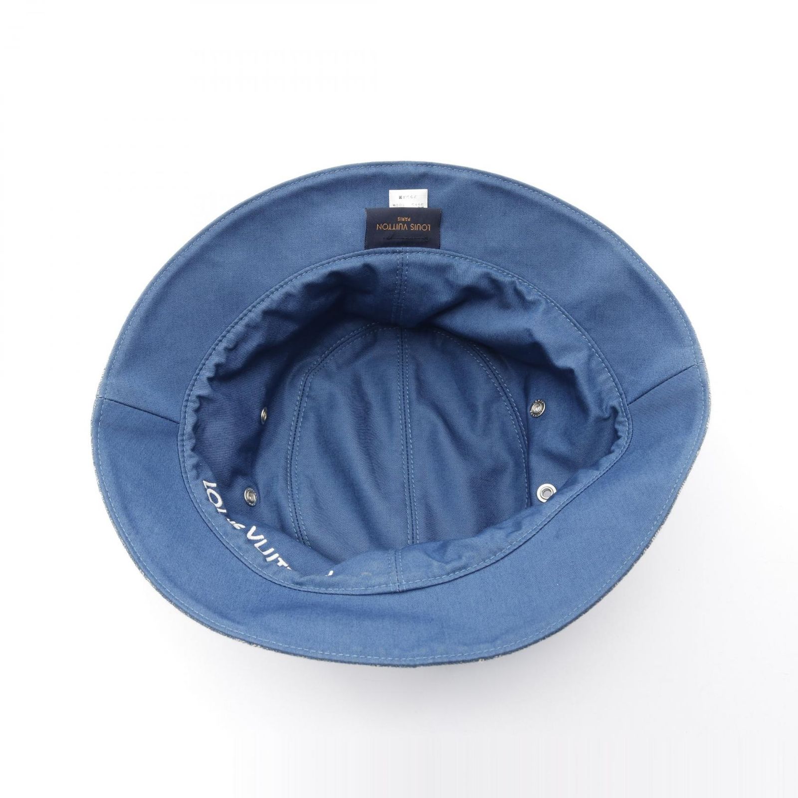 ルイ・ヴィトン LOUIS VUITTON ハット モノグラムデニム M76587 ブルー