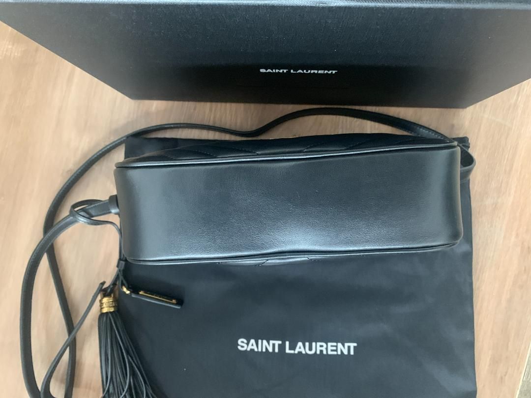 サンローランルーカメラバッグショルダー キルティング ブラック SAINT