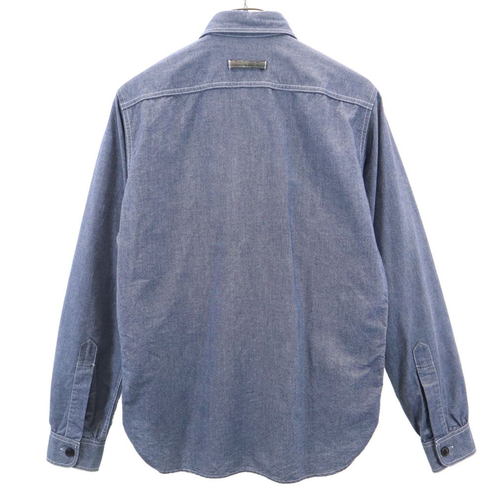 コムデギャルソンオム 2013年 日本製 ボーダー柄切替 長袖 シャツ S