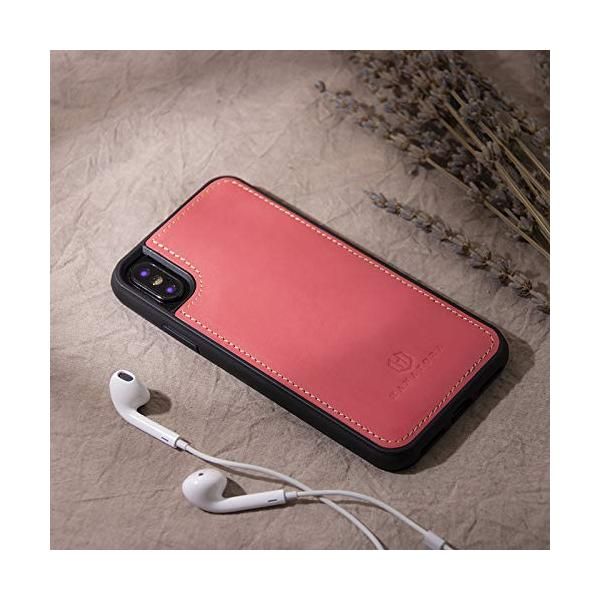HANATORA iPhone X/iPhone XS ケース 本革 スマホケース