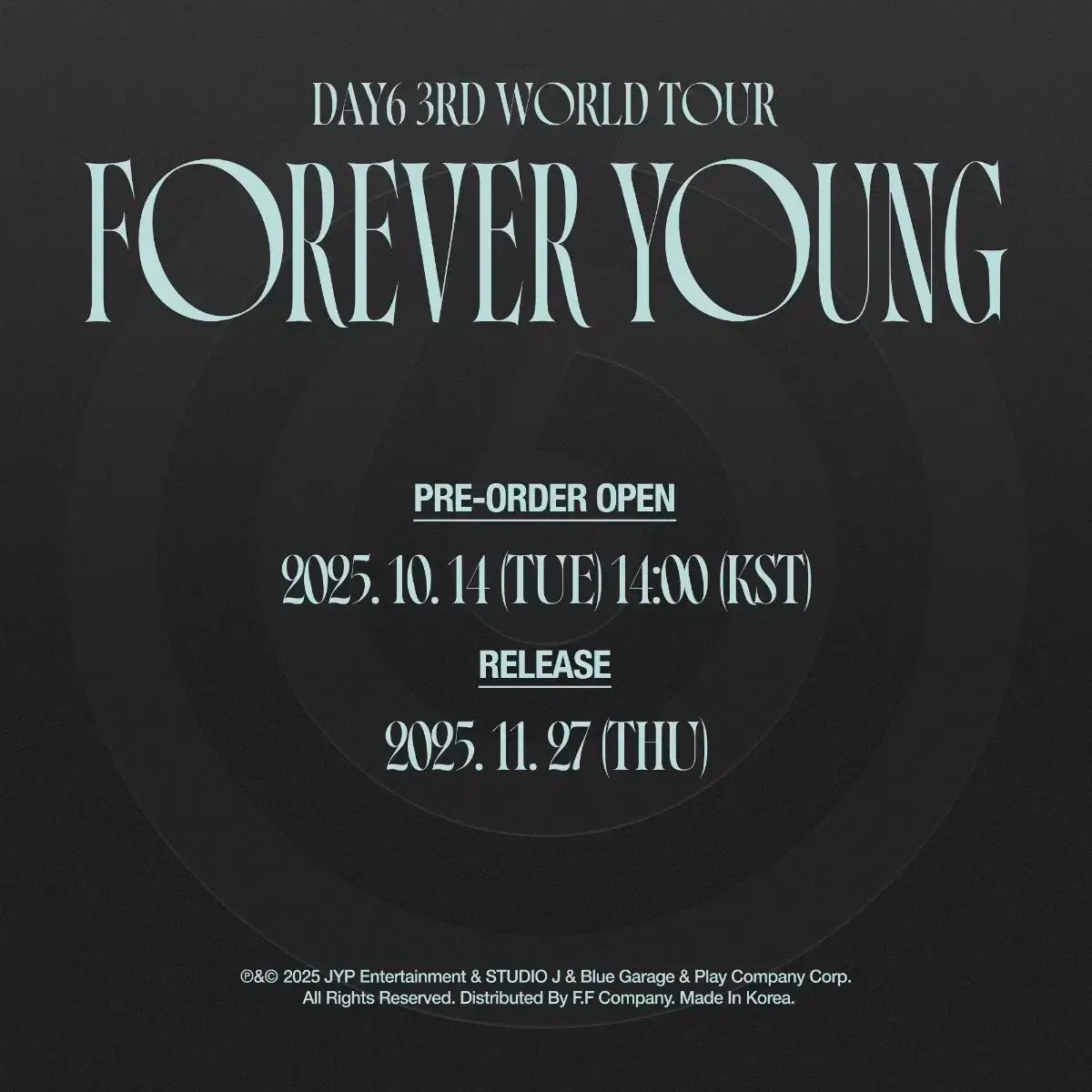 DAY6 デイシックス ブルーレイ 未開封 本品 特典なし