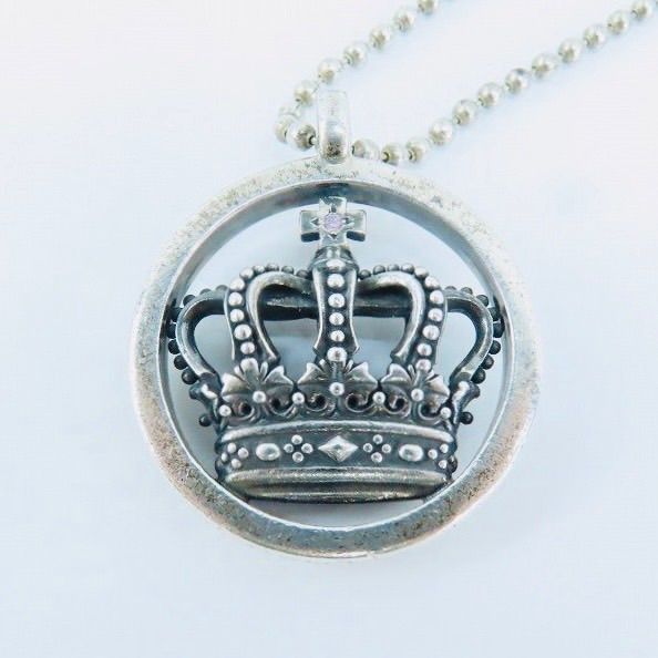 ジャスティン デイビス crown shield ペンダント ネックレス 盾