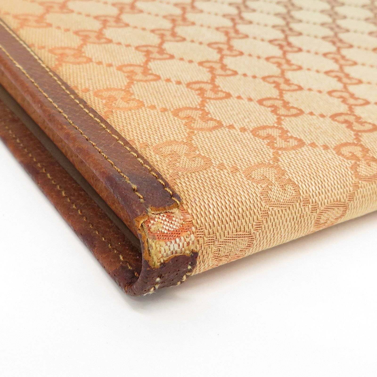 オールドGUCCI [オリジナルキー付]書類入れ オールドグッチ GUCCI ヴィンテージ メモ帳 書類ケース ファイル