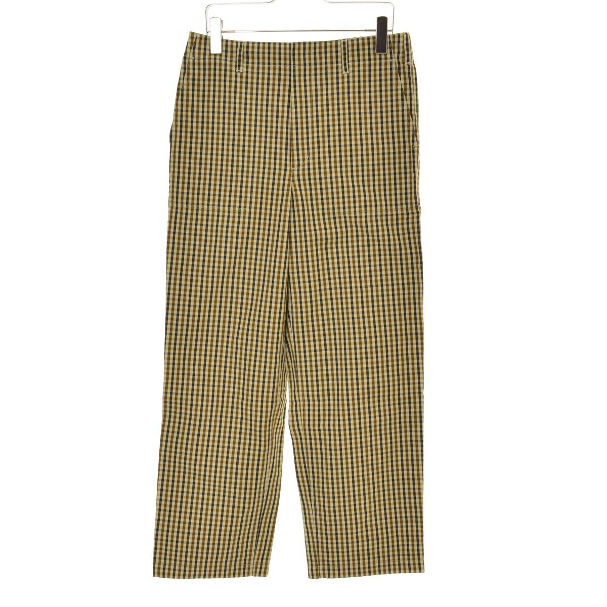 【R&D.M.Co/OLDMAN'STAILOR】5810 ROBINSON'S CHECK SUSPENDERS PANTS ロビンソンチェックサスペンダーコットンパンツ