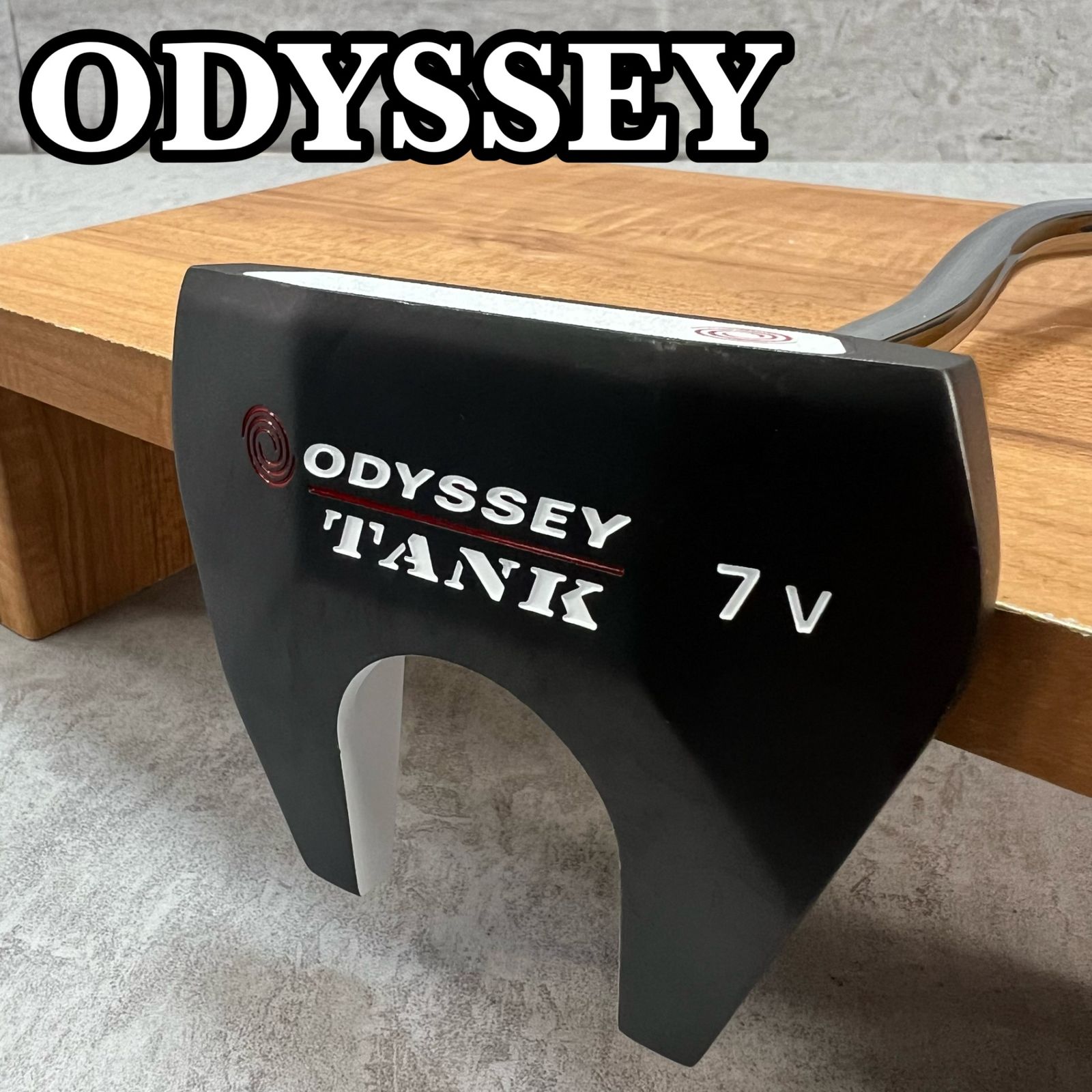 ODYSSEY　オデッセイ　TANK　7V　タンク　メンズゴルフパター　スチール　右利き用　PT　ネオマレット型　約36インチ　約656g ODYSSEY オデッセイ TANK 7V タンク メンズゴルフパター