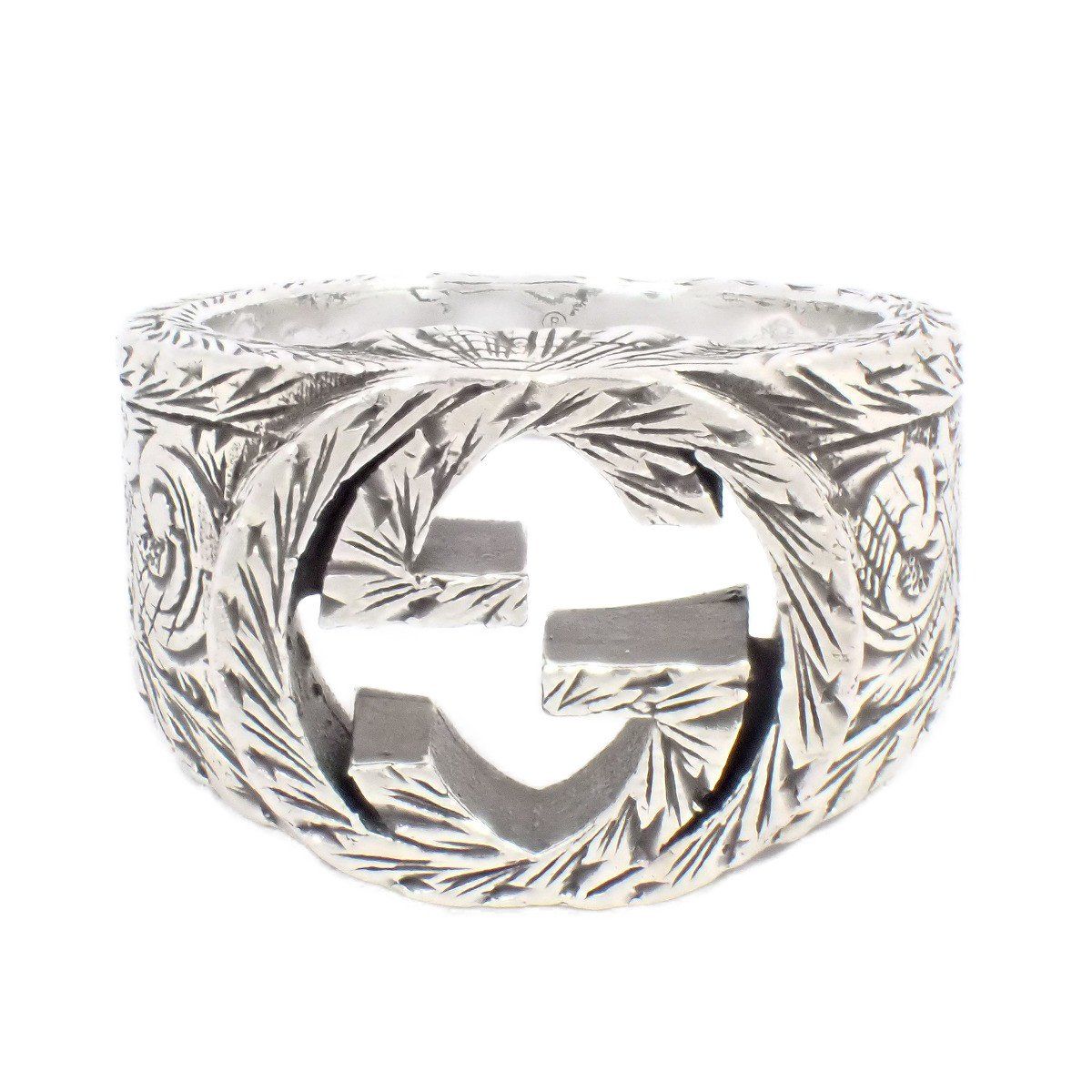 GUCCI グッチ インターロッキングG アラベスク リング 指輪