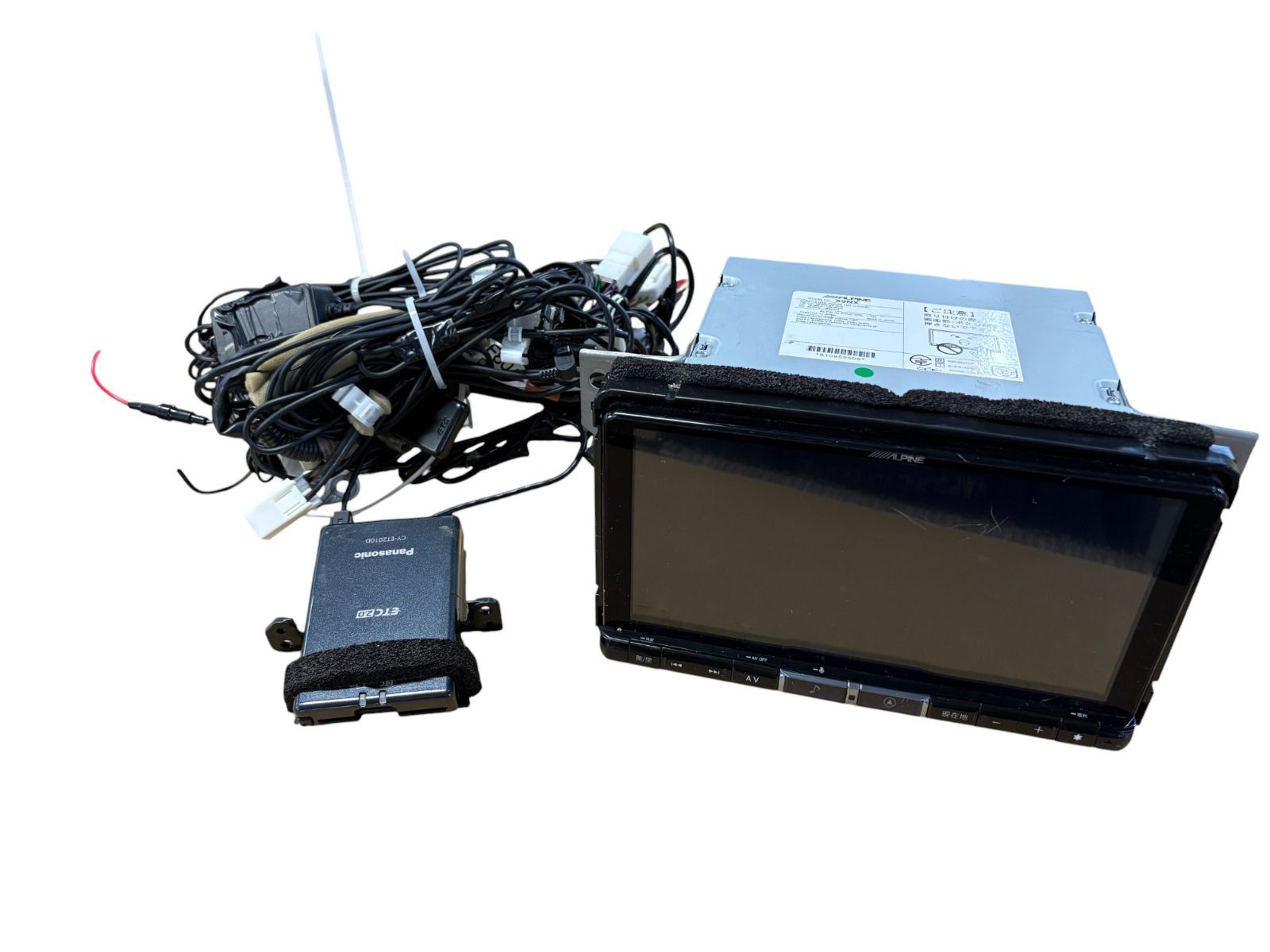 管理番号 4633 プリウス X9NX ｱﾙﾊﾟｲﾝ 9ｲﾝﾁ 地図ﾃﾞｰﾀ2020年