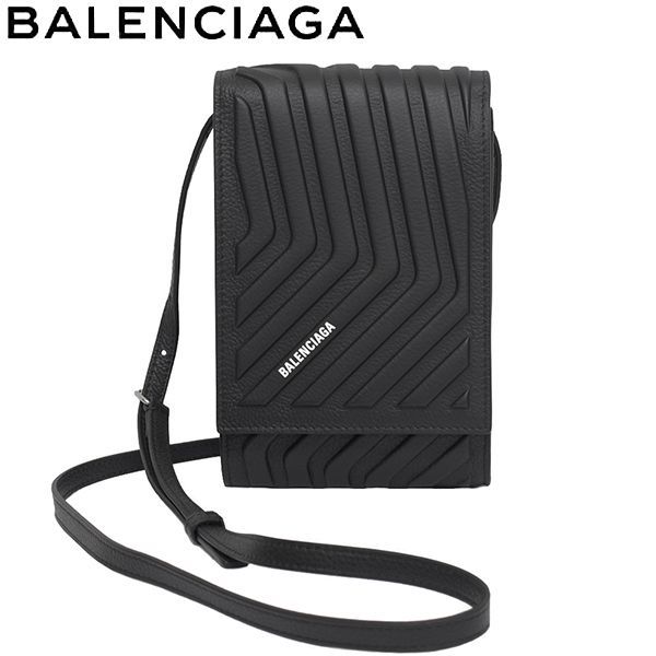 BALENCIAGA レディース スマホケース・スマホホルダーバッグ BALENCIAGA (バレンシアガ) カーフスキン ミニショルダー