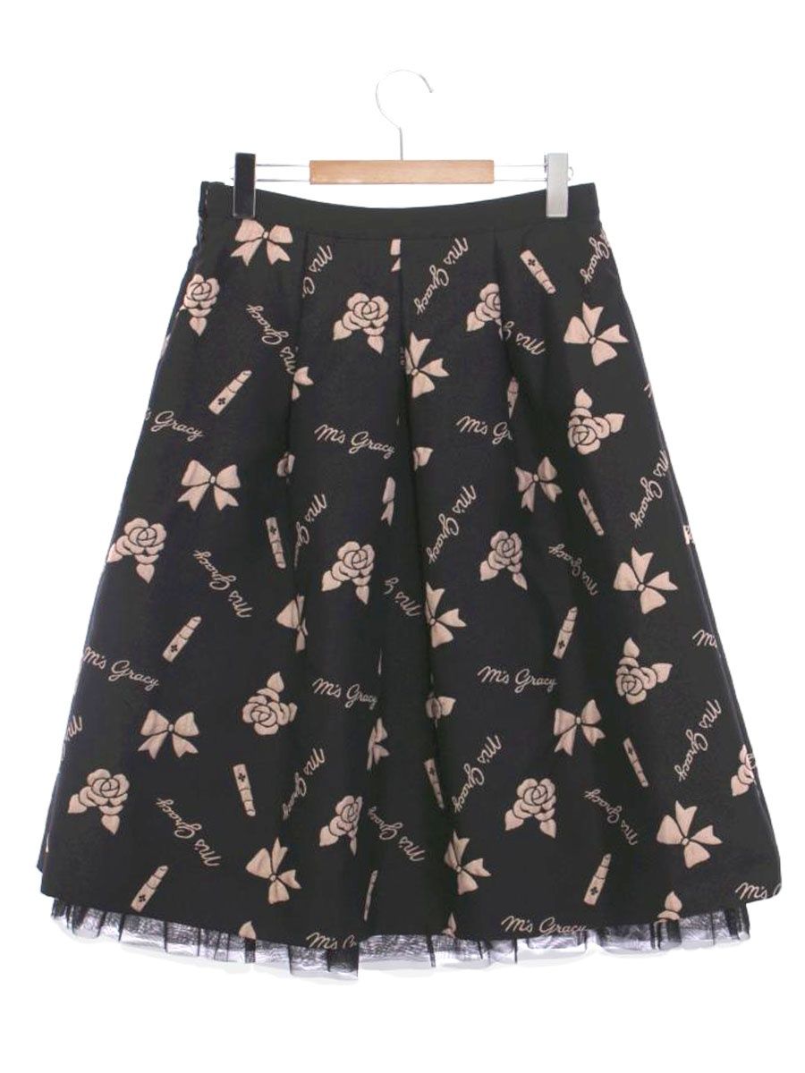 エムズグレイシー　スカート　42 ♡エムズグレイシー♡カタログ掲載♡花柄スカート♡42サイズ♡13号