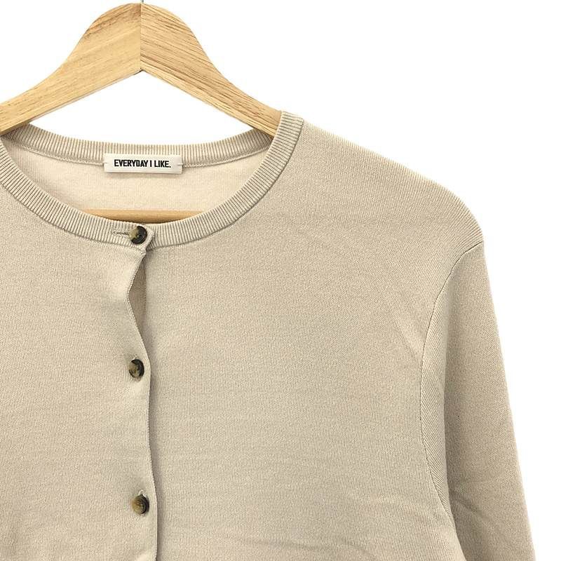EVERYDAY I LIKE クルーネックニット EVERYDAY I LIKE ウール100