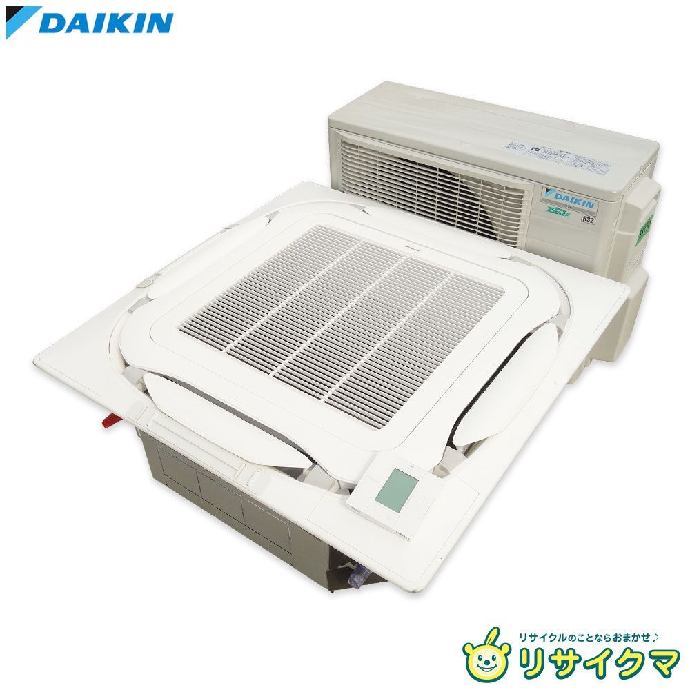 M▽ダイキン 業務用エアコン 2025年 8.0kw 3馬力 EcoZEAS 天井カセット型 天カセ リモコン付き FHCP80FB 33770