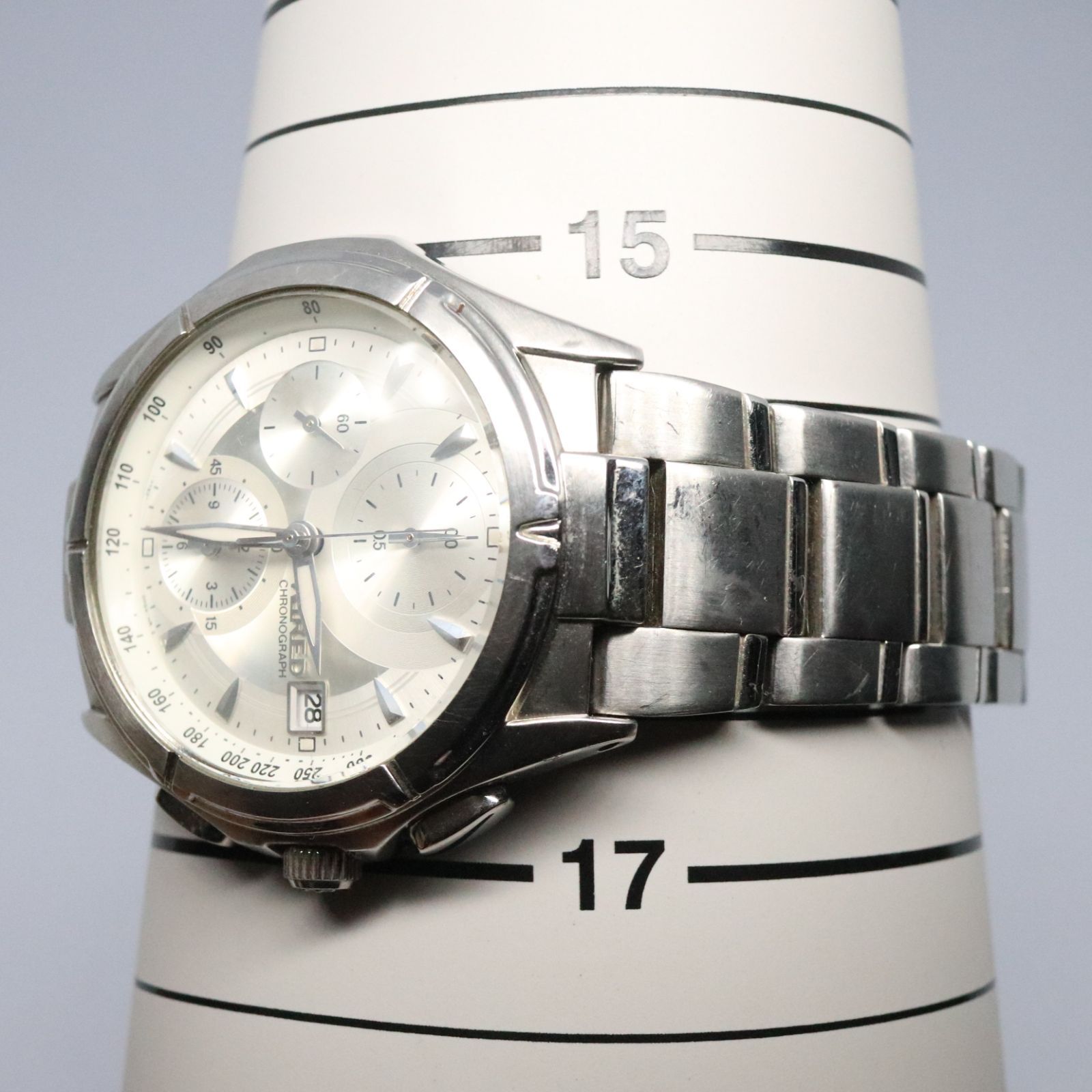 SEIKO WIRED クロノグラフ 腕時計 箱付き 稼働品 新品電池 美品 新品電池 SEIKO セイコー 腕時計 WIRED クロノグラフ 稼働｜Yahoo