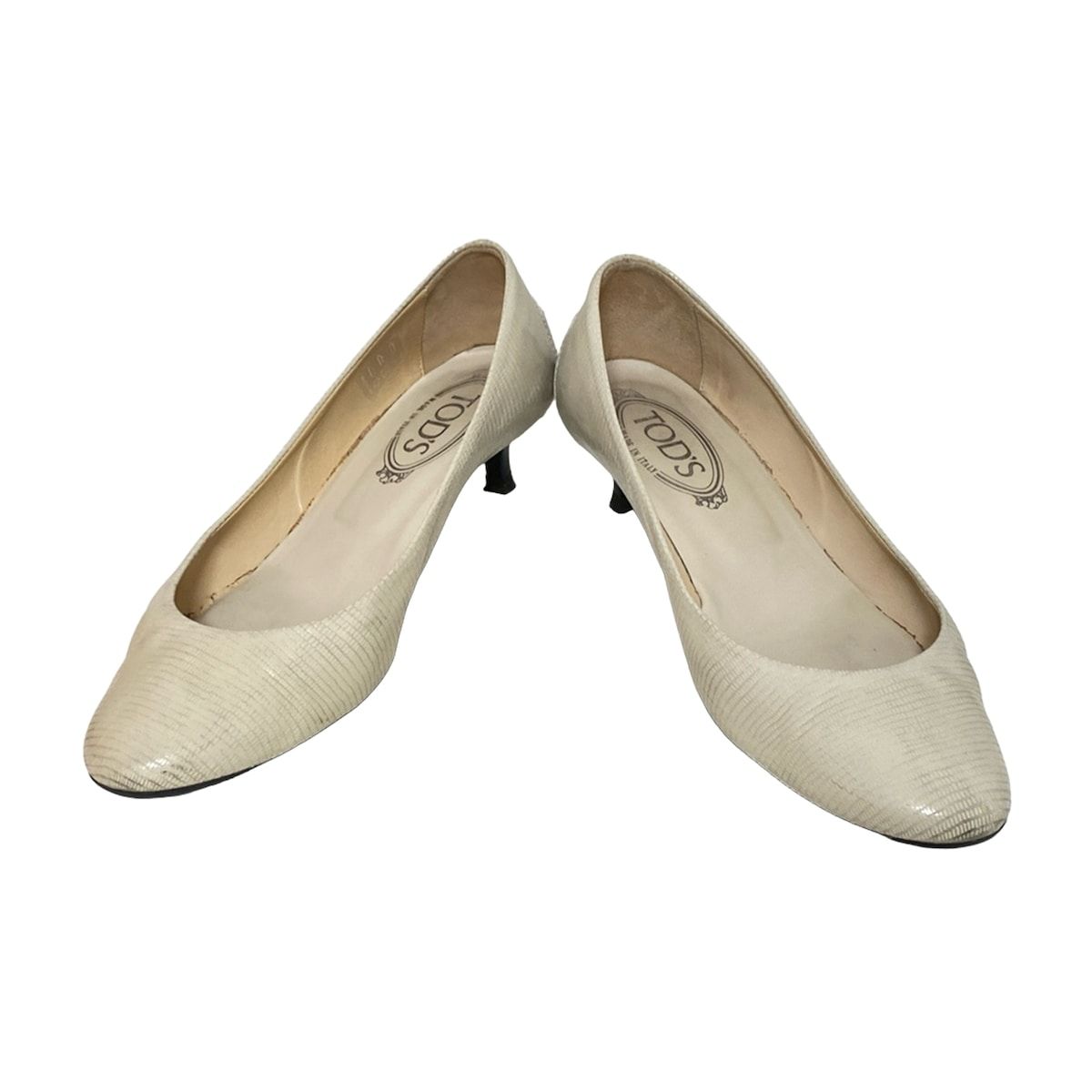✨️極美品✨️ TOD's トッズ パンプス ヒール ライトグレー スエード TOD'S TODS トッズ パンプス XXW0WY0N080HR0 レディース レザー