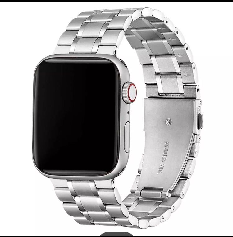 Apple watch アップルウォッチ ラバー バンド ベルト ステンレス