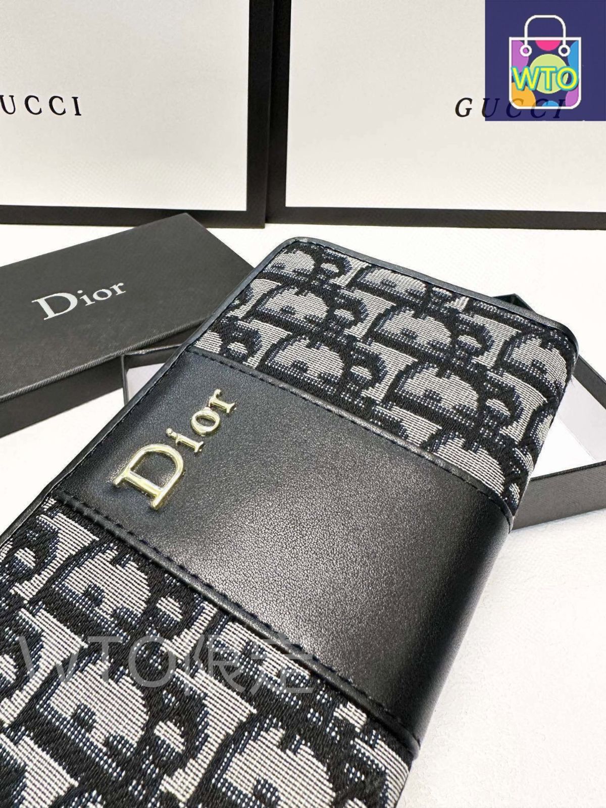 ディオール　中ショッパー120 今日特価】Dior ディオール 人気シングルジッパーハンドバッグ
