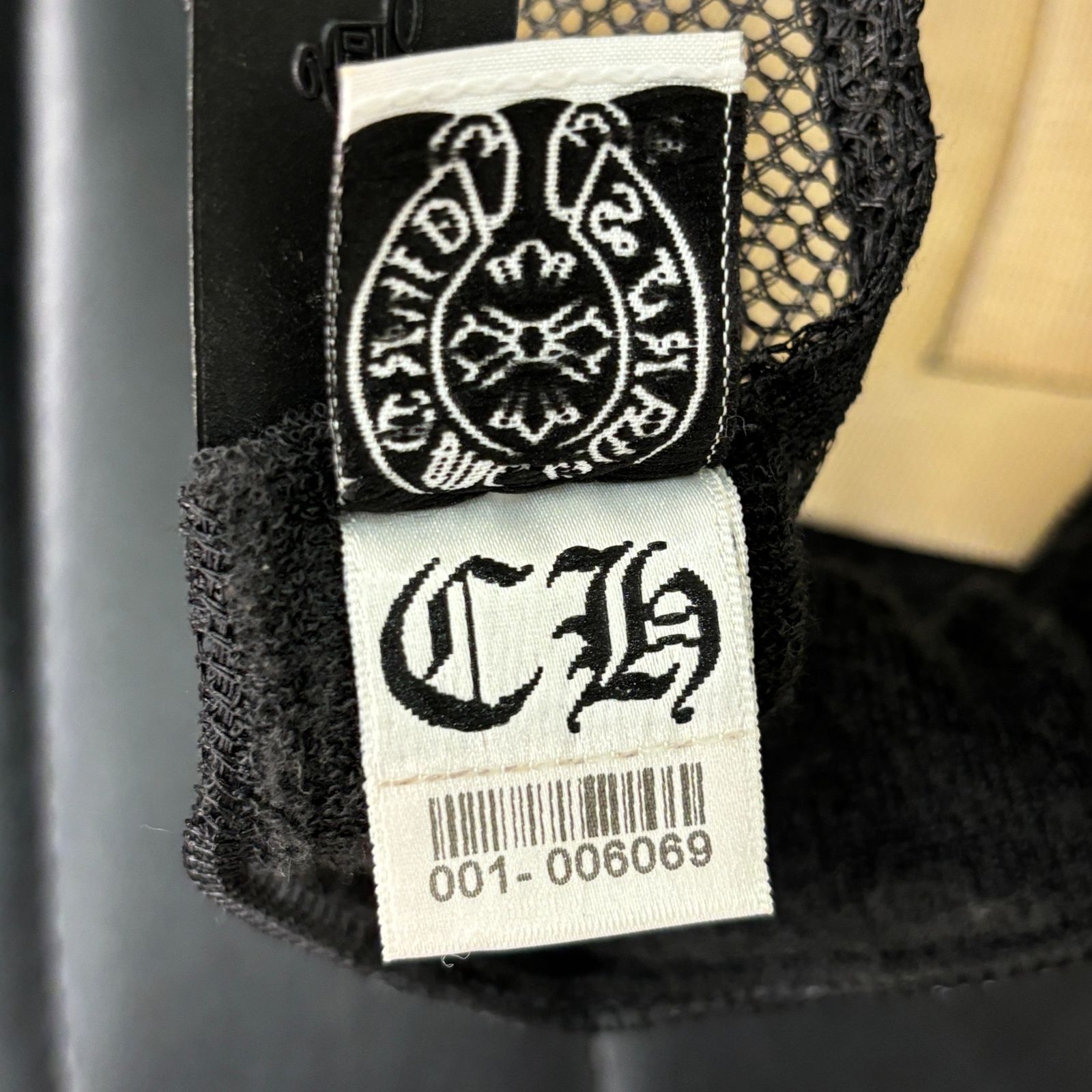 ΩNA3715 大人気! CHROME HEARTS クロムハーツ メッシュ キャップ 帽子