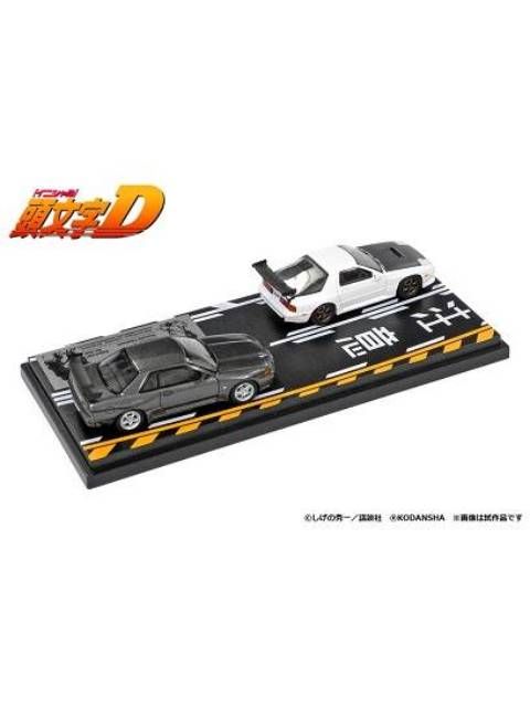 モデラーズ 頭文字D 高橋涼介 RX-7 & 北条凛スカイライン GT-R 1/64 頭文字D セットVol.2 高橋涼介RX-7& 北条凛スカイラインGT