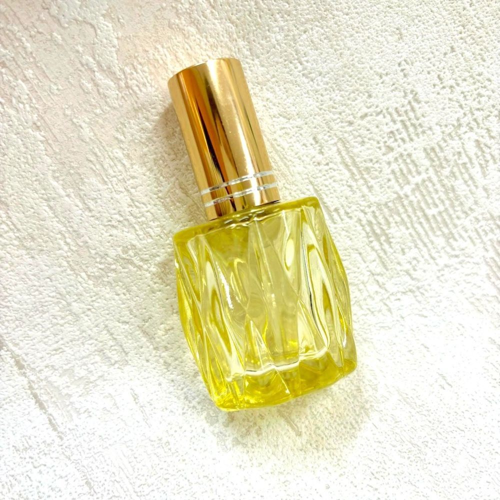 オーバル ダイヤモンドカット スプレーボトル 10ml】1本 イエロー