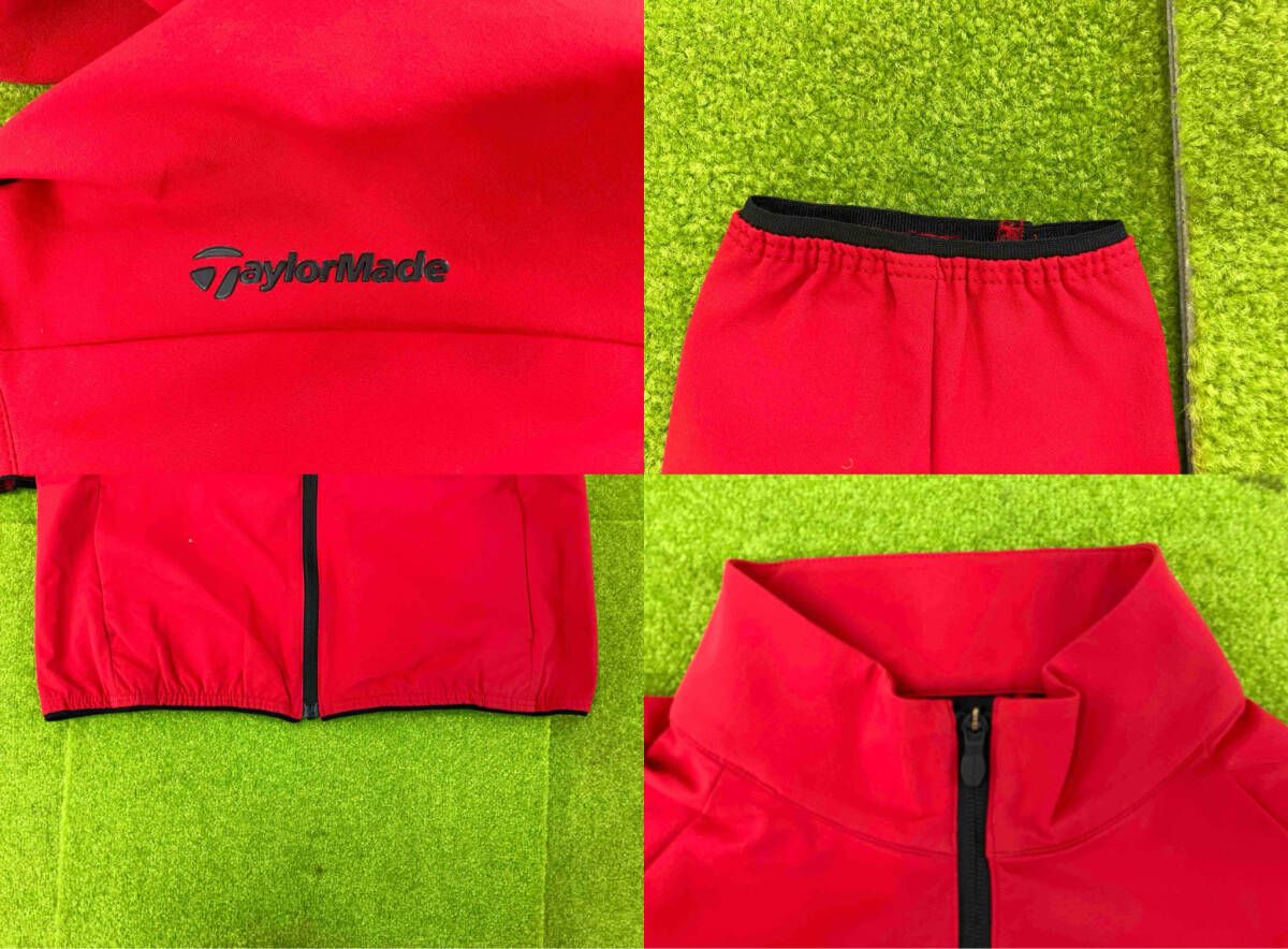 テーラーメイド TaylorMade L/S ジャケット ウインドブレーカー メンズ Mサイズ 赤 ゴルフ ウェア スポーツウェア フルジップ -  メルカリ