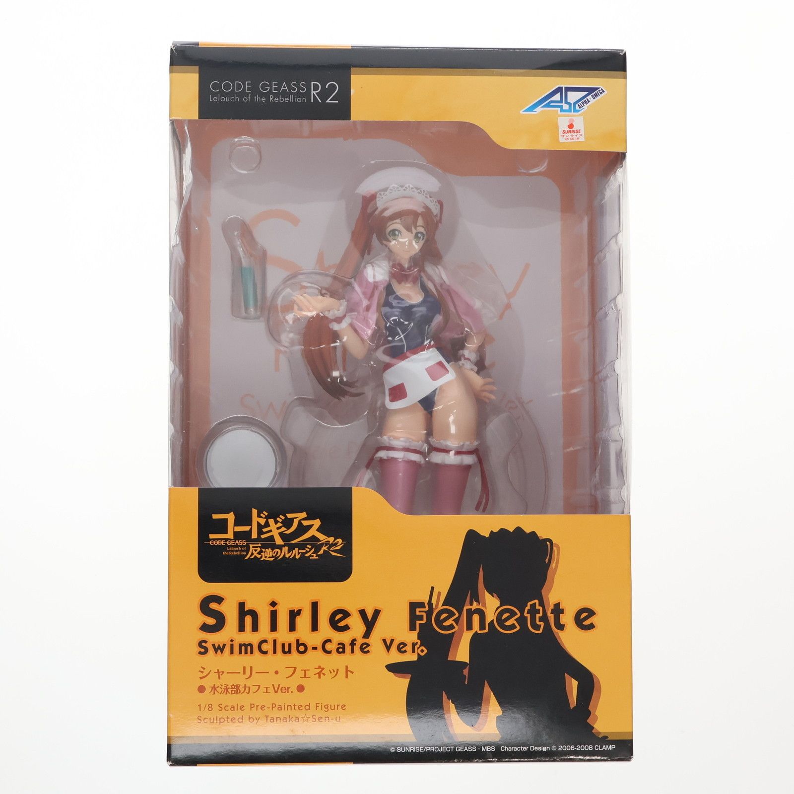 alpha - シャーリー・フェネット 水泳部カフェVer. コードギアス 反逆のルルーシュR2 1/8 完成品 フィギュア アルファオメガ 1/8 PVC製塗装済完成品 シャーリー・フェネット 水泳部カフェVer