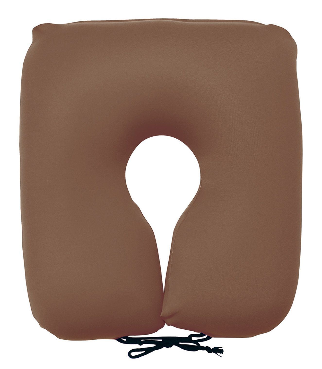 【人気商品】尾骨を浮かすシートクッション 茶 カバー付 ブラウン ビーズクッション (全長約39) MOGU(モグ)