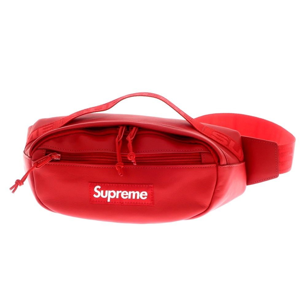 中古】シュプリーム Supreme 2023年秋冬 Leather Waist Bag ウエスト ...