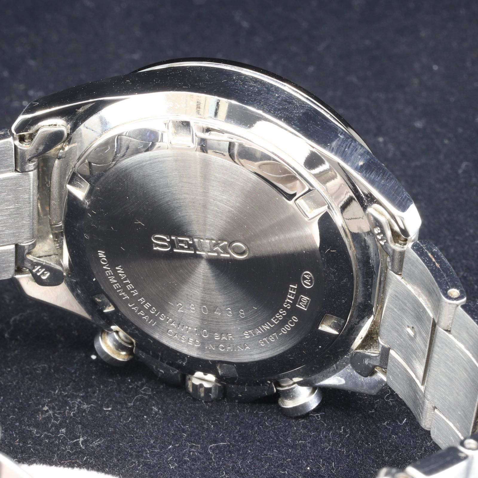 ITVCA5C88CF4 SEIKO セイコー スピリット クロノグラフ SBTR029 8T67 