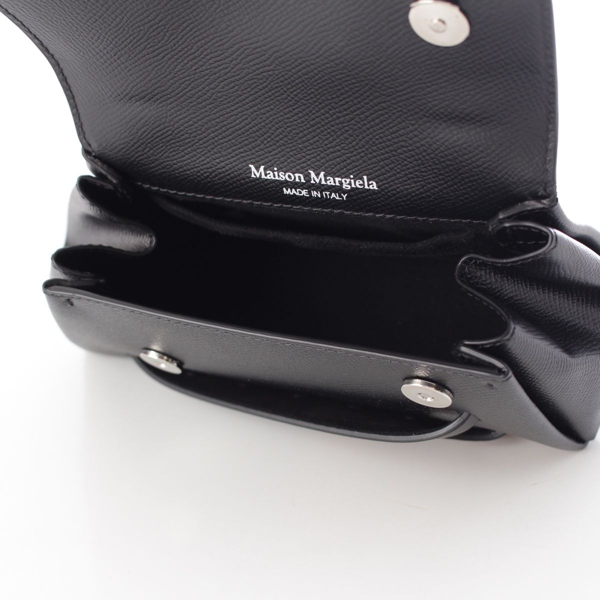 Maison Margiela スナッチト マイクロ ハンドバッグ SB1WD0013 メゾンマルジェラ スナッチト マイクロ レザー 2Way ショルダー
