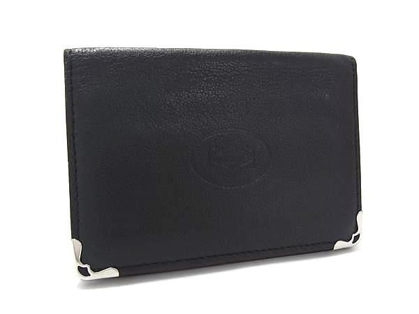 極美品✨Cartier カルティエ 名刺入れ サントス ブラック 本革