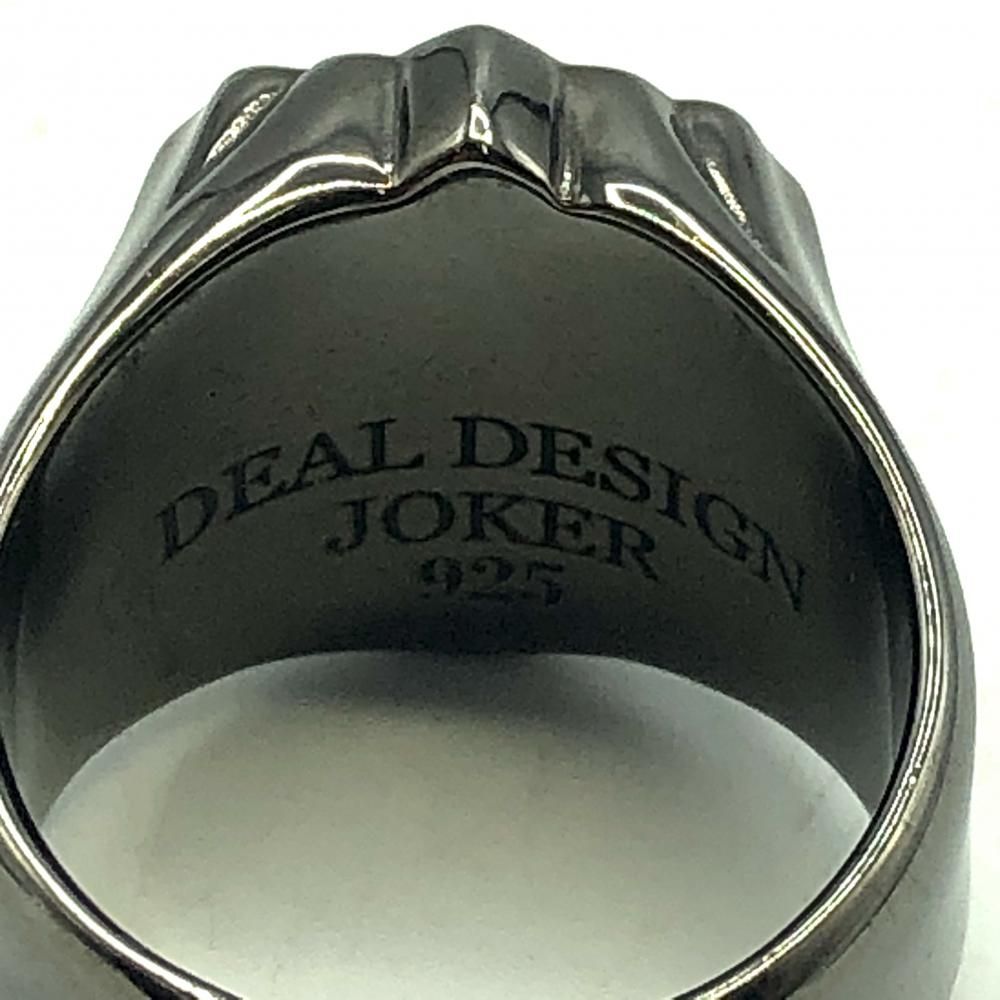 中古】DEAL DESIGN JORKER リング サイズ#22 ブラック 指輪 ディール 