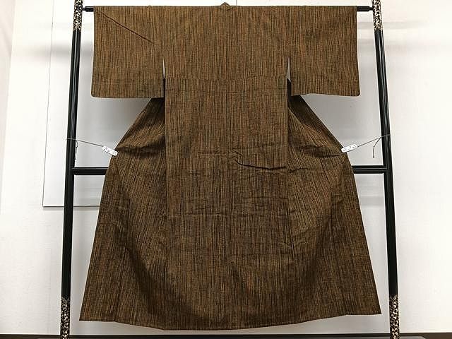 平和屋着物○上質な紬 舞花文 正絹 逸品 未使用 CAAU3026yc