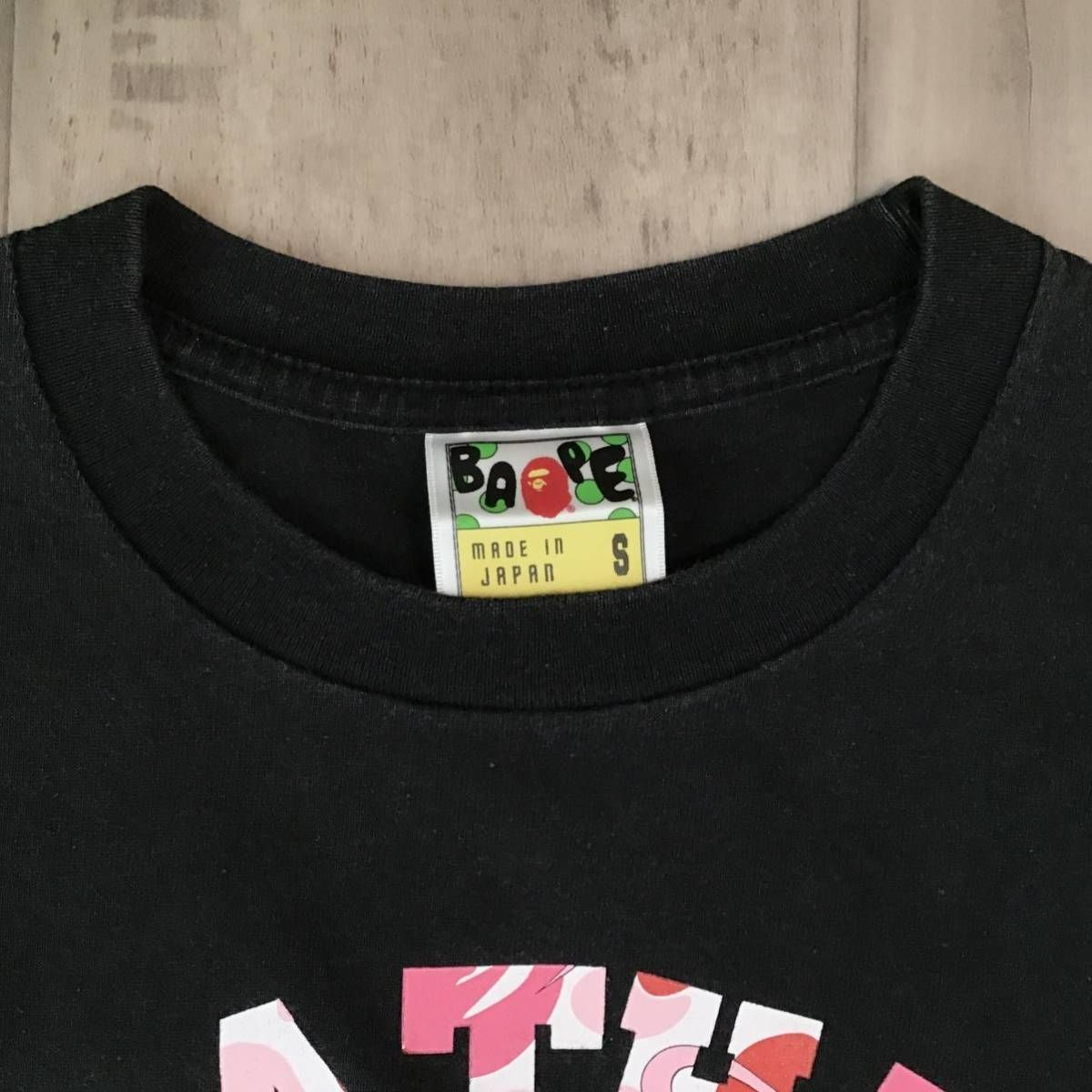 KAWS × original fake × BAPE Tシャツ Sサイズ カウズ a bathing ape ベイプ エイプ アベイシングエイプ  bendy ABC camo Pink NIGO