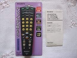 SONY テレビ・ビデオ用リモコン 14社対応 RM−P32U