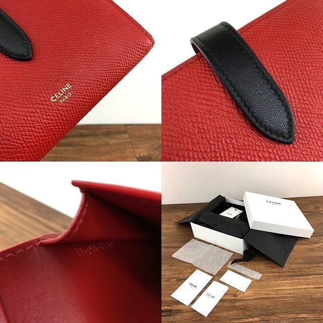 極美品 CELINE ミディアムストラップウォレット 278 - 折り財布
